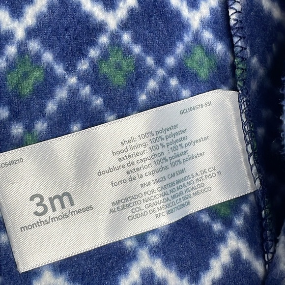 ☃️❄️carters cozy onesie - Picture 6 of 6